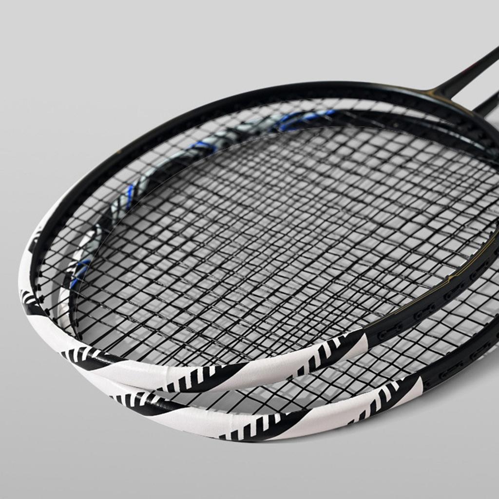2 Stück Schlägerkopf-Aufkleber Tennis Schläger Schlägerkopf-Schutzband Ersatz Sport Schlägerkopf-Kanten Schutz