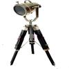 Table Lamp Studio Collectible Searchlight with Black Wooden Tripod Stand Home Decor