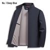 Men's Versatile Stand-up Collar Business Jacket - Spring & Autumn Casual Outerwear 