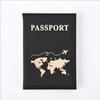 Leather passport holder Business travel document bag Passport cover Men's and women's passport carrying bag PU card holder