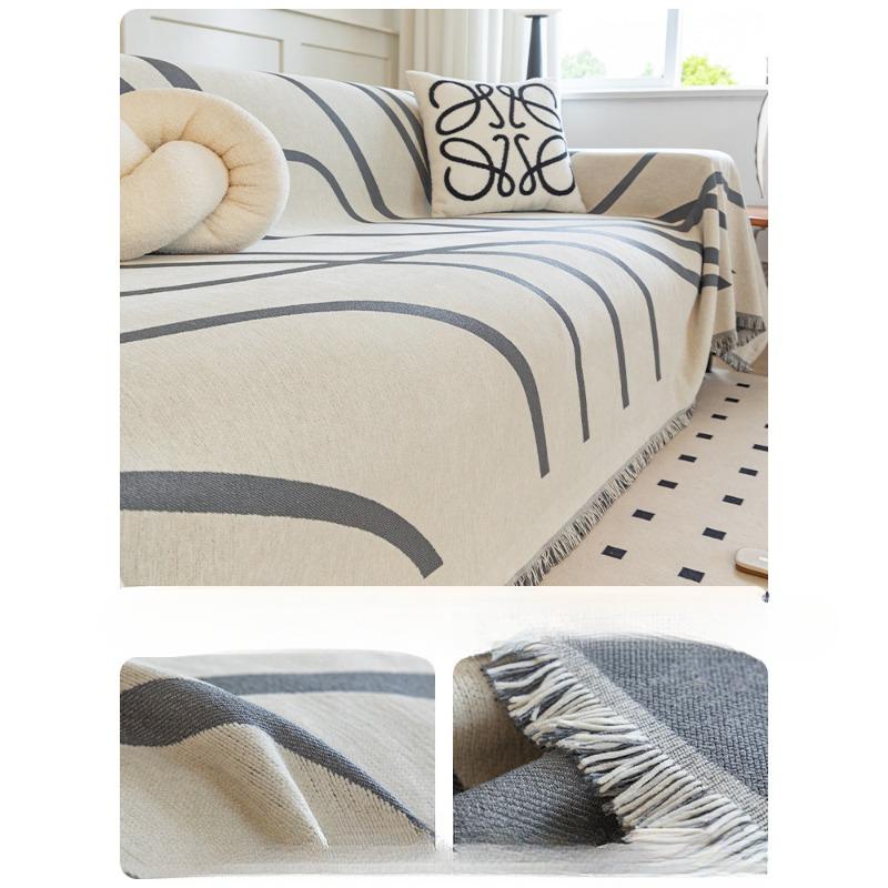Anti-Scratching Chenille Sofa Cover Towel New Four Seasons Universal Sofa Cushion High Sense Cover Cover Blanket