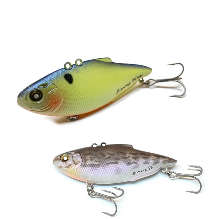 

Nishine Lure Works Simcoe 75 HW BPB Chartreuse #2 Shad, 75mm, 24.1g