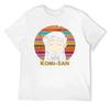 Komi Can T Communicate Komi San Retro KOMI SAN Harajuku T-shirt Campaign Top Tee Classic Humor Graphic Fitness USA Size