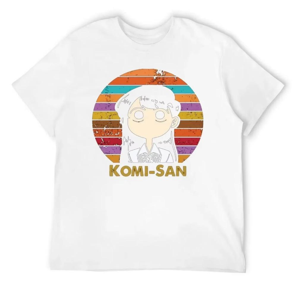 Komi Can T Communicate Komi San Retro KOMI SAN Harajuku T-shirt Campaign Top Tee Classic Humor Graphic Fitness USA Size