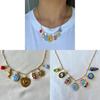 Copper Heart Shape Necklace For Women With Fresh Sweet Style Summer Jewelry Collection