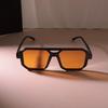 Geometrické Punkové Čtvercové Sluneční Brýle pro Ženy Muže Stylové Obdélníkové Zrcadlové Sklo Designové Módní Sluneční Brýle