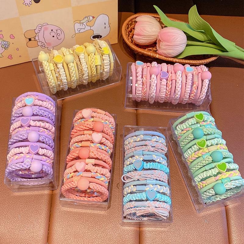 Colorful Elastic Hair Ties - No Damage Baby & Girl Hair Accessories