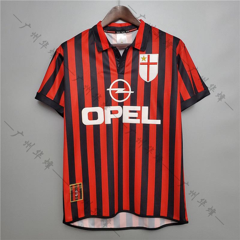 AC Shirt Vintage 1998 2006 07 Home and Away Kakamaldini Van Basten Football Shirt