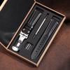 Vintage Calfskin Watch Strap 20mm 22mm 24mm Handmade Stitching Cowhide Watchband Stainless Steel Butterfly Clasp Bands with Box