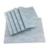 4 Pieces/lot Placemat Coasters Heat-insulated Tableware Table Decor PVC Kitchen Dinning Bowl Dish Waterproof Pad Mat Christmas