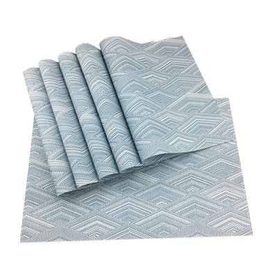 4 teile/los Tischset Untersetzer Wärme-isolierte Geschirr Tisch Dekor PVC Küche Dinning Schüssel Schüssel Wasserdichte Pad Matte Weihnachten