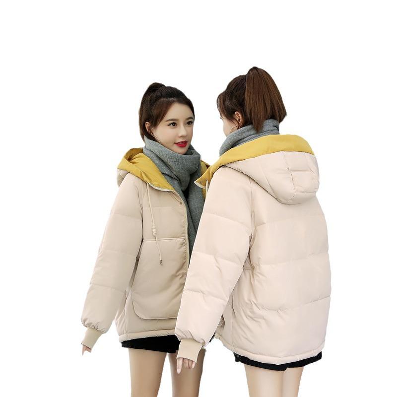 Winter 2024 Women's Short Cotton-Padded Korean-Style Loose Thick Jacket