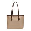 Elegant Black And Brown Pu Tote Bag Ideal For Daily Commuting In Trendy Design