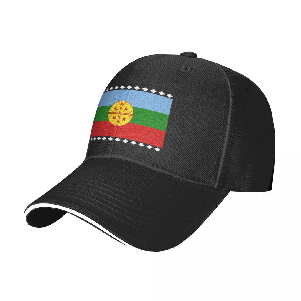 Flag of the Mapuches Cap Baseball Cap Bobble Hat Baseball Cap Unisex Women's