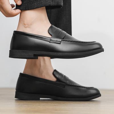 Modische Bequeme Herren Business Casual Schuhe Neue Herren Leder Loafer Hochzeitsanzug Schuhe für Bräutigam Büroarbeit Schlupfschuhe Herrenschuhe