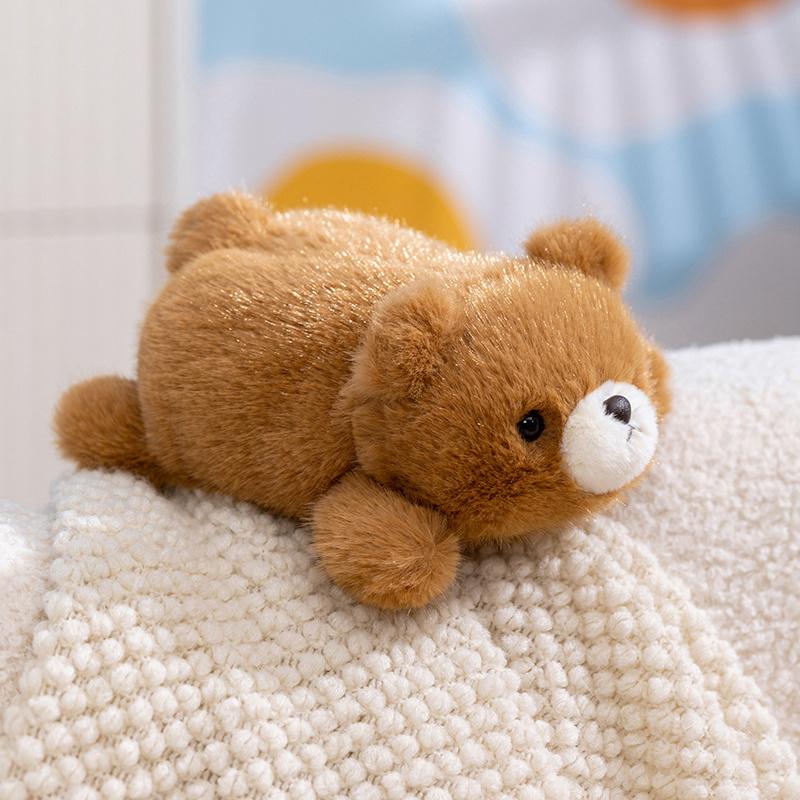 Liebes Kleines Tier Gute Freunde Serie Plüschtiere Flauschiges Liegendes Kaninchen Panda Pinguin Faultier Schweinchen Puppe Mini Schreibtisch Haustiere