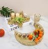 Iron Stars And Moon Ornament Tray Fruit Plate Middle East Home Dessert Fruit Cake Plate