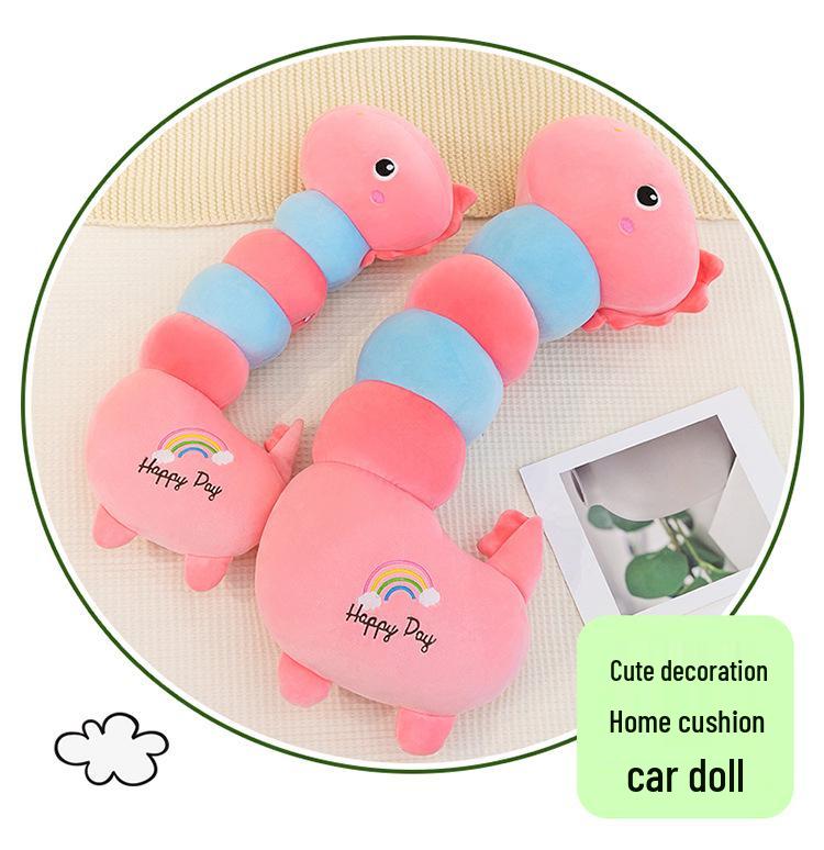 Long-neck Dinosaur Plush Toy - Cute Caterpillar Doll, Children's Hugging Pillow, Sleeping Companion, Gift