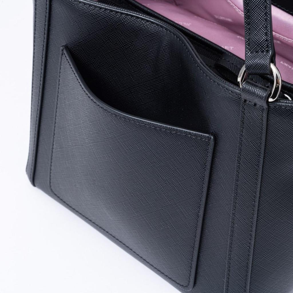 Jill Stuart Hand Crescent Ribbon Elegant Asymmetrical JSLH5HH1 Black Women's