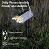 Ground Spike Solar Motion Sensor Light, 360° Rotating Outdoor Garden Light, 3 Modes Security Light with Dummy Camera & USB Dual
