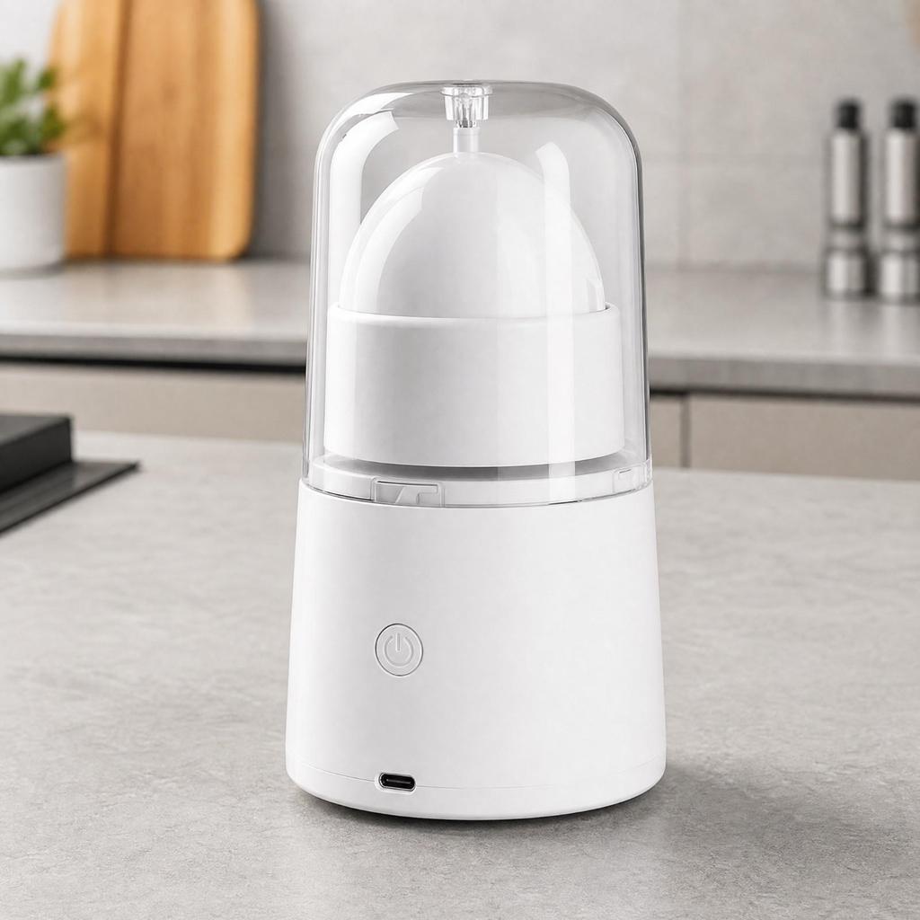 Handheld Egg Shaker with Guard Cover Easy to Operate Electric Automatic