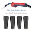 4Pcs KP1939-1 Model Flux Core Gasless Nozzle  For Lincoln, Forney, Electric, Clarke Welders