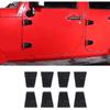 US Flag Exterior Door Hinge Cover Trim For Jeep Wrangler JK 2007-17 Accessories