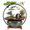 HANDUNYOU Mountain Stream Micro-Landscape Terrarium with Fogger