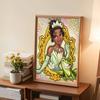 DIY Diamond Painting The Princess and The Frog Cross Stitch Kit Mosaic Art Diamond Painting Full Circle Diamond Home Decoration