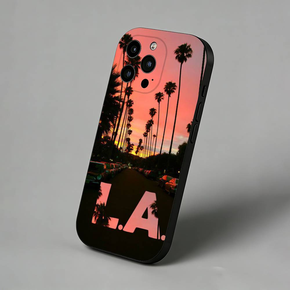 Travel Los Angeles California Phone Case for iPhone 17 Air 16 Pro Max 16e 15 Plus 14 13 Mini 12 11  Back Cover