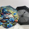 1 Stück Zwerg Blumen Schirm-8 Rippen verstärkt, Automatisches Öffnen, Leicht & Langlebig, Modeaccessoire für Draußen-D339