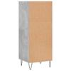 Sideboard Concrete Grey 34.5 x 32.5 x 90 cm Engineered Wood