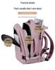 Compact, Lightweight 40*25*20 Carry-On Bag with Vacuum Bag Option, Versatile Double Shoulder Backpack, Ideal for Air Travel, Women-Friendly Design