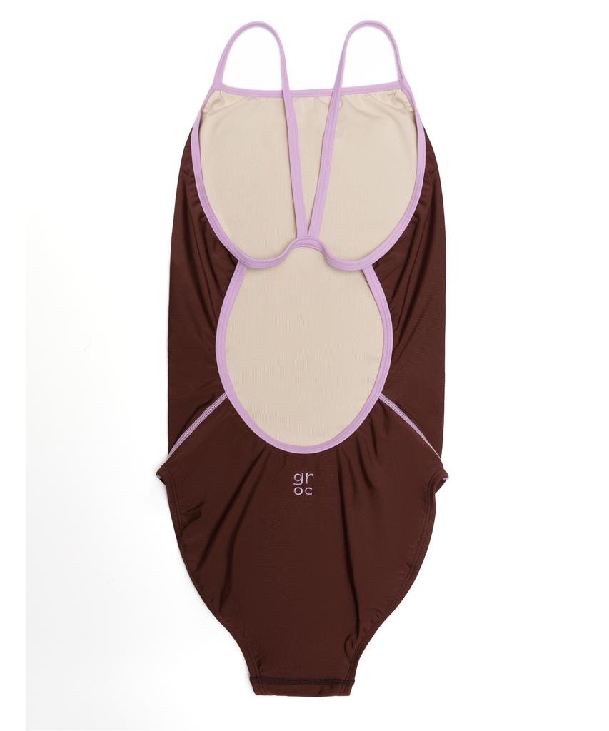 Geulaundeuosyeon Brown Seashell Swimsuit