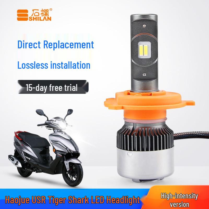 

Модифицированная светодиодная фара Haojue Tiger Shark VX125 с линзой, лампа H4