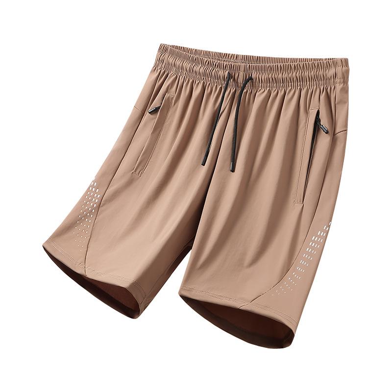 Eis Seide Shorts Herren Sommer Locker Sport Lässig Basketballhose Schnell Trocknend 3/4 Hose