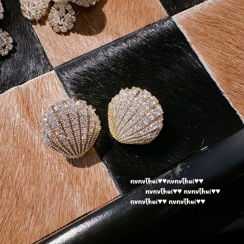 Серьги с нотами, каплями росы, бабочками, драгоценными камнями и жемчугом, Звездная река, Серьги с покрытием из 18-каратного золота, ракушки, циркония