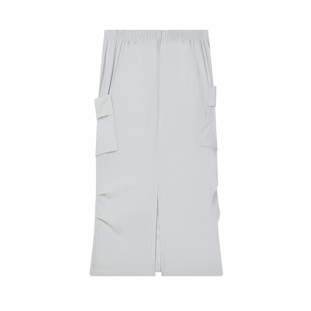 Fila Original Letter Fashion Casual Long Skirt Women Skirts Ice-Gray F71W429302F-GY