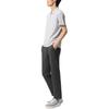Saucony Knitted Solid Color Drawstring Mid-Rise Comfortable Stretch Casual Pants Men bottoms Blue Mist Gray SA2269KP24L-MG049