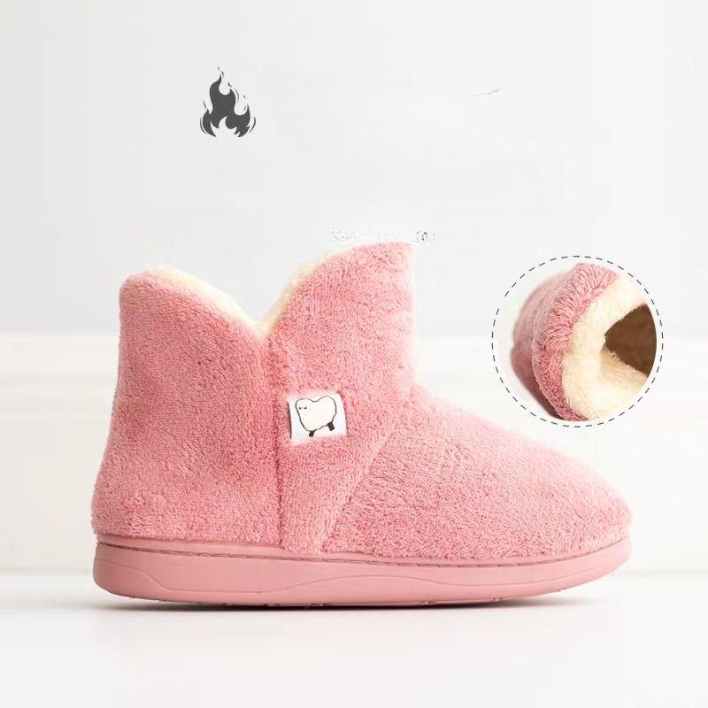 Zimní bavlněné pantofle Ovčí kůže Dámské boty Přírodní kožešina Dámské Teplé Vnitřní Měkká Vlna Dámská Domácí Obuv