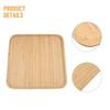 Kitchen Square Bamboo Serving Tray Tableware Tray Long Lasting Durability