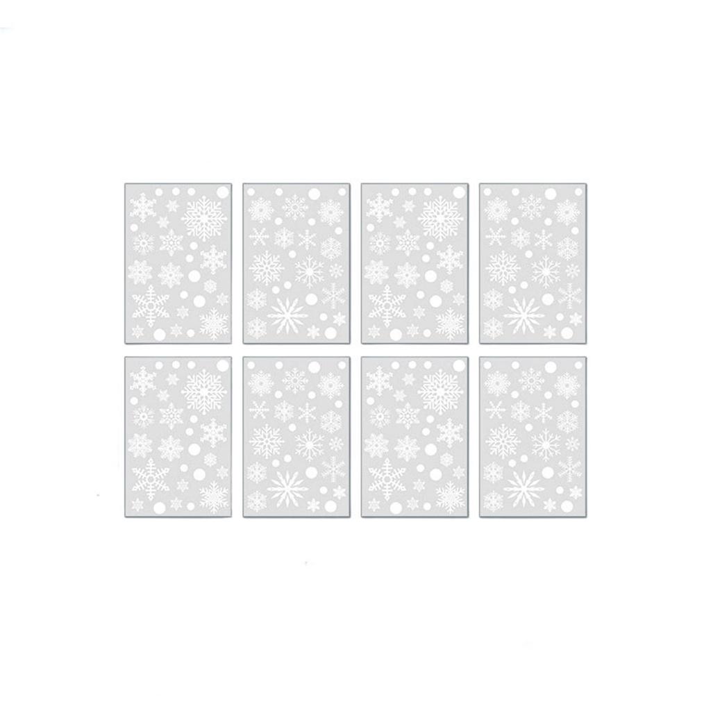 Christmas Village Stickers, DIY Christmas Window Stickers, Used For Mirrors And Glass, Reusable Large Festival Window Stickers