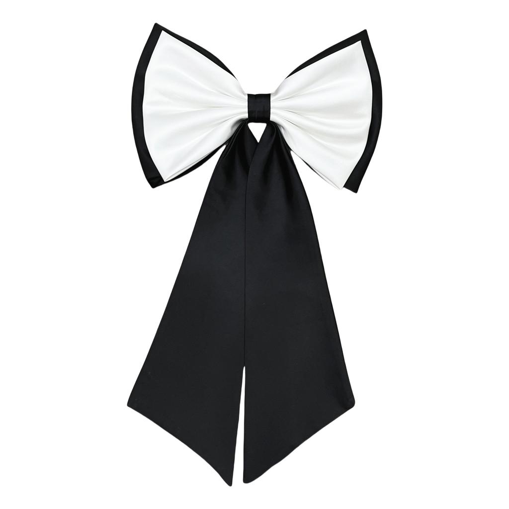Elegant Satin Wedding Dress Bowknot Lightweight Detachable Bow Waist Decoration for Stage Performance and Cosplay