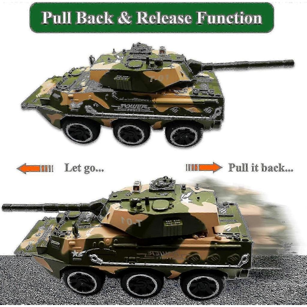 Military Truck Army Armored Model Car Treatment Transport Vehicle Metal Diecast Toy With Lights And Sounds