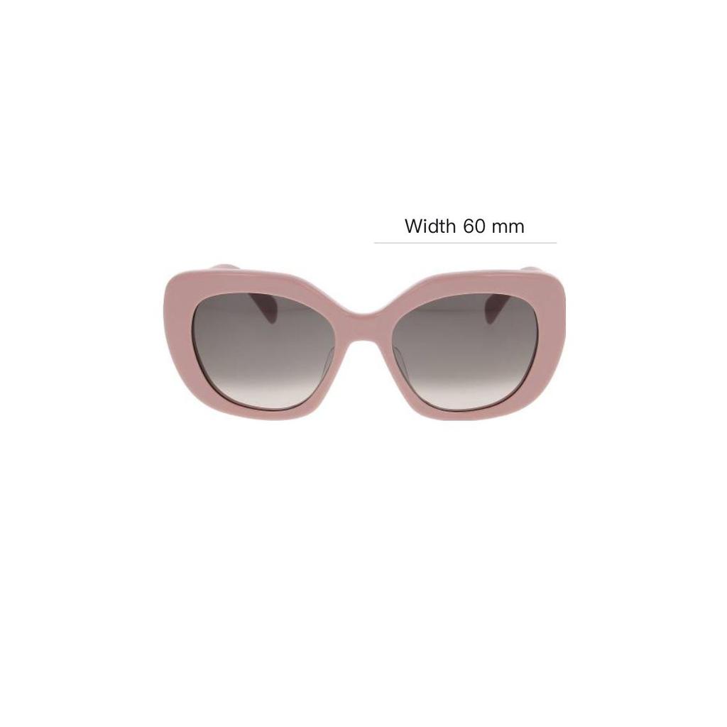 Celine Logo Cat Eye Sunglasses Men Sunglasses Pink CL40226U72F