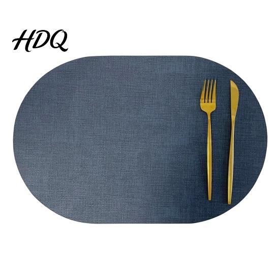 Tabletop Protective Mat PU Leather Placemat Wear-Resistant Heat Resistant Mat Non-Slip Teapot