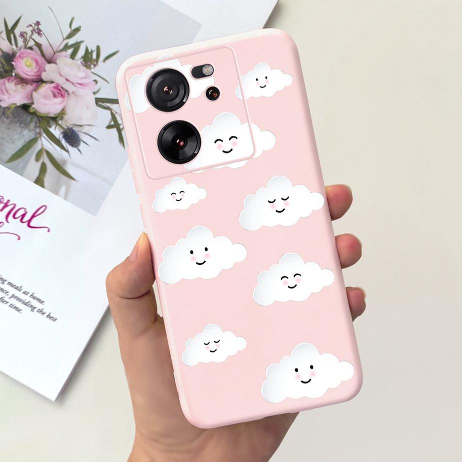 For Xiaomi 13T Pro Case Lovely Candy Painted Back Cover 6.67'' Soft Silicone Phone Case For Xiaomi Mi 13T Pro 13TPro Fundas Capa