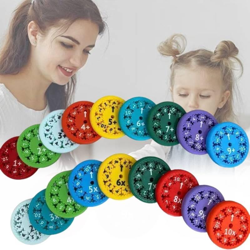 Innovative Math Fact Fidget Spinners Colorful Educational Arithmetic Learning Toys