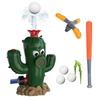 HUAJUN Sprinkler Water Toy Cactus Fountain Rotation Baseball Game Heat Protection Easy Assembly Baseball Playset Included Impact Resistant Outdoor