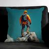 Mountain Climbing Cushion Cover Pillowcase Ultra Soft Skin Friendly Fabric Cloud Like Comfort & Concealed Zipper